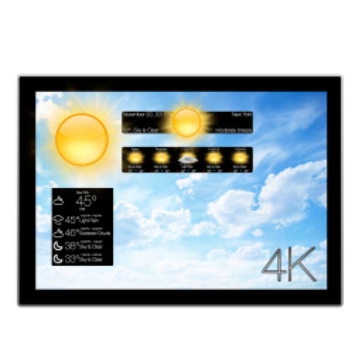 Motion Weather 4K for mac(4K桌面展示天气软件) 