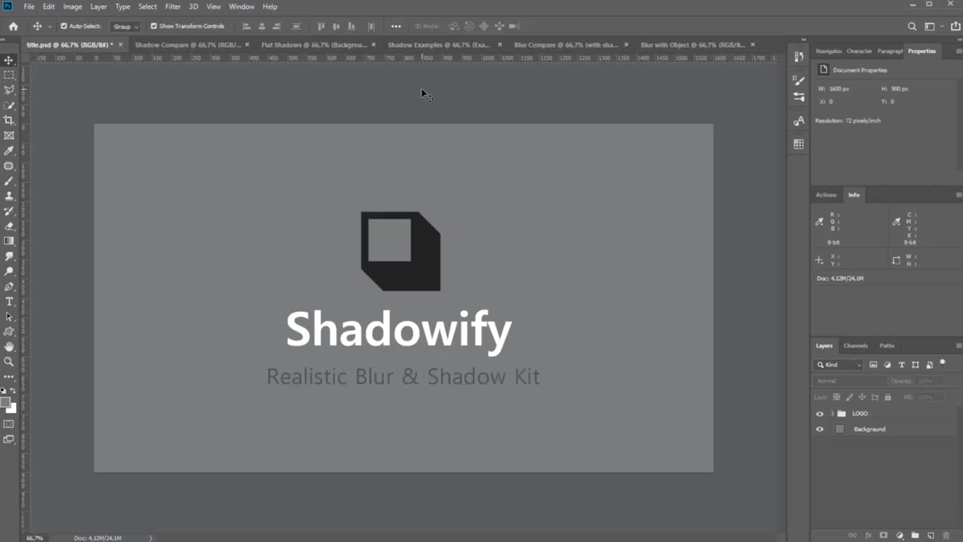 Shadowify for Mac(PS投影插件) 