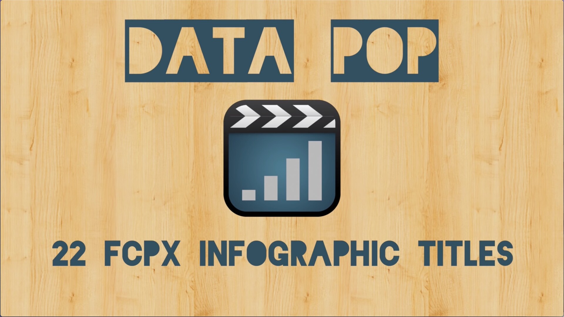 FCPX插件:Data Pop(动态图标插件)
