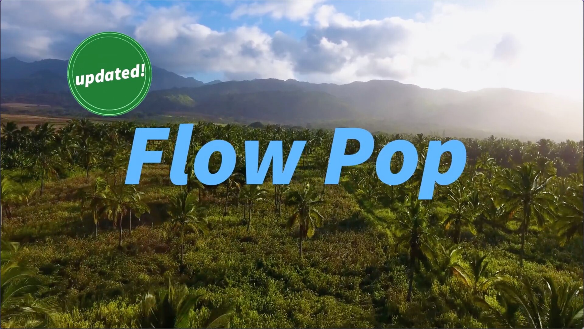 fcpx插件：Flow Pop(流行无缝转场过渡)