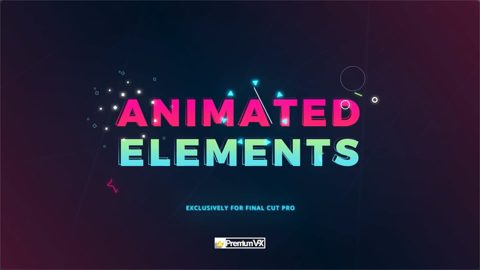 FCPX插件PremiumVFX Animated Elements(专业的动画元素)
