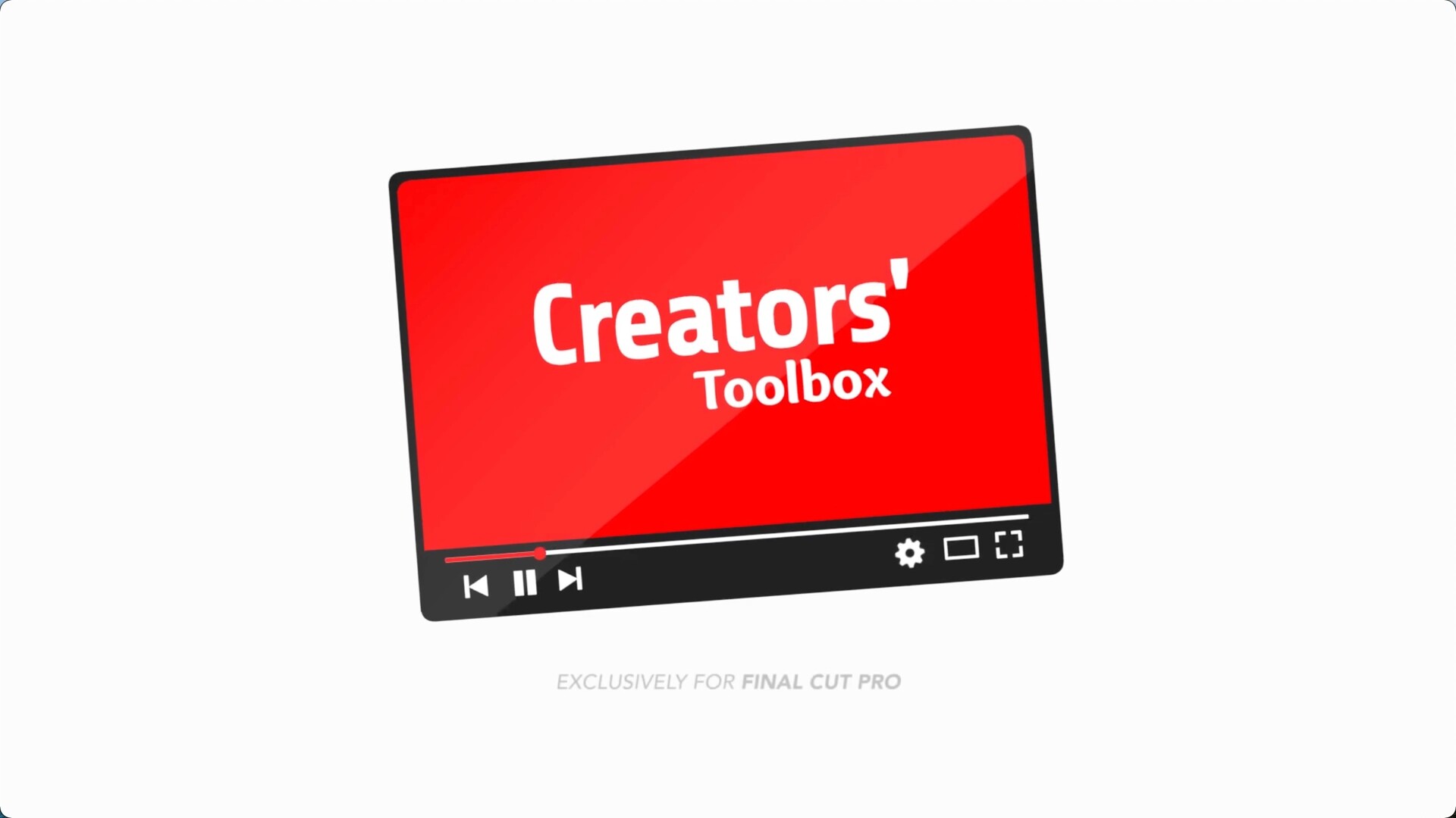FCPX插件PremiumVFX Creators Toolbox(YouTube工具箱标题徽标文字模板)