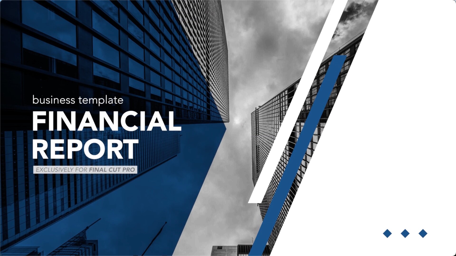 FCPX插件PremiumVFX Financial Report(财务报告商业模板)