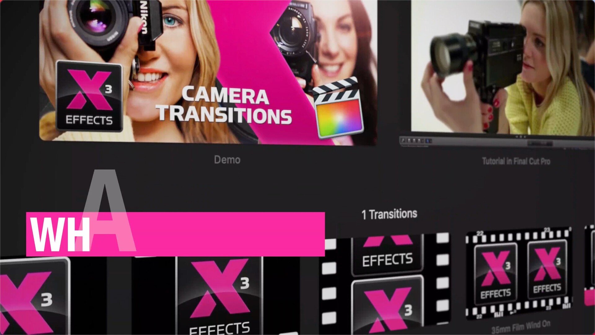 FCPX插件XEffects Camera Transitions(摄影特效处理工具)