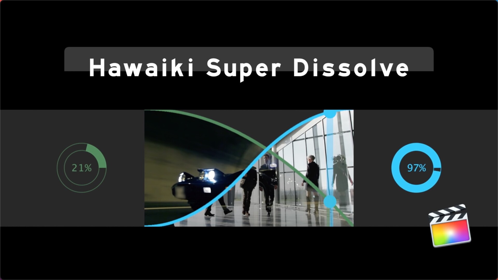 fcpx插件Hawaiki Super Dissolve(溶解转场过渡)