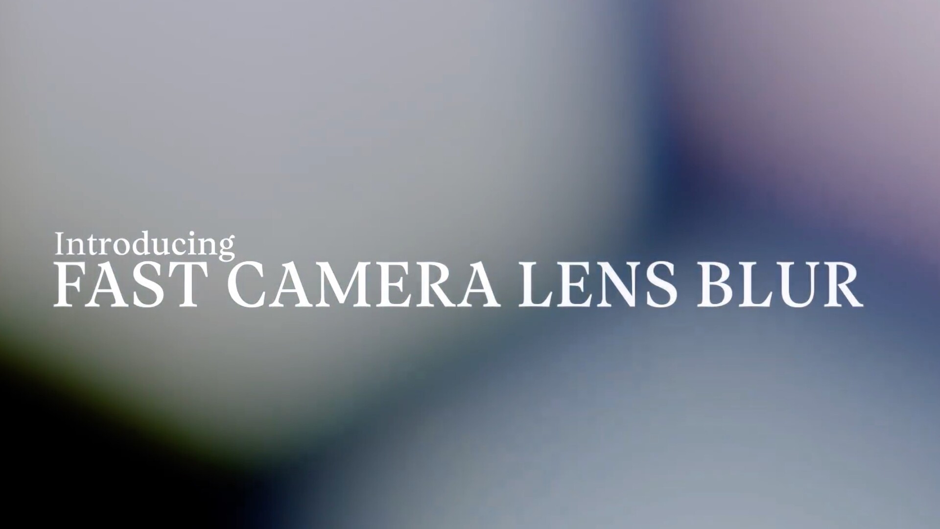 Fast Camera Lens Blur for mac(AE/PR镜头模糊虚焦插件) 