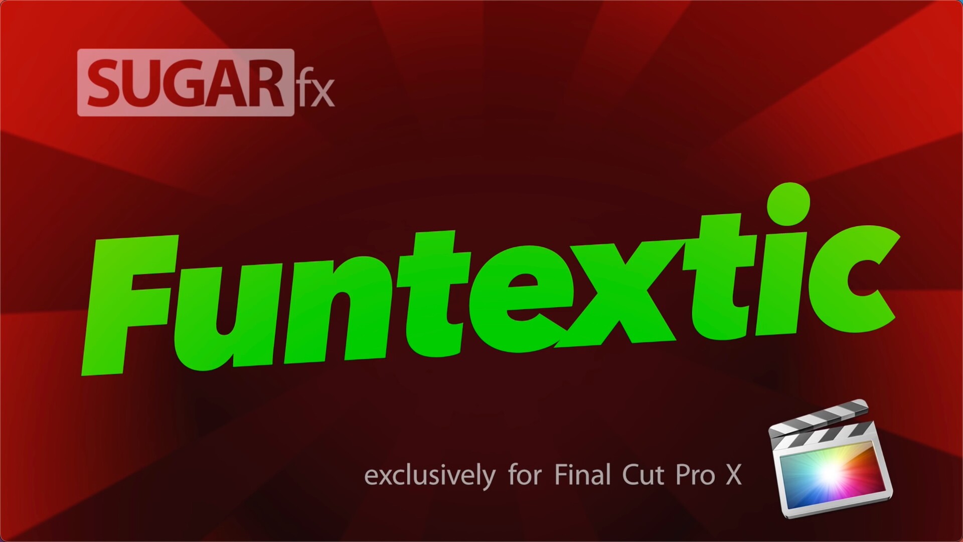 FCPX插件SUGARfx Funtextic(3D动画标题) 