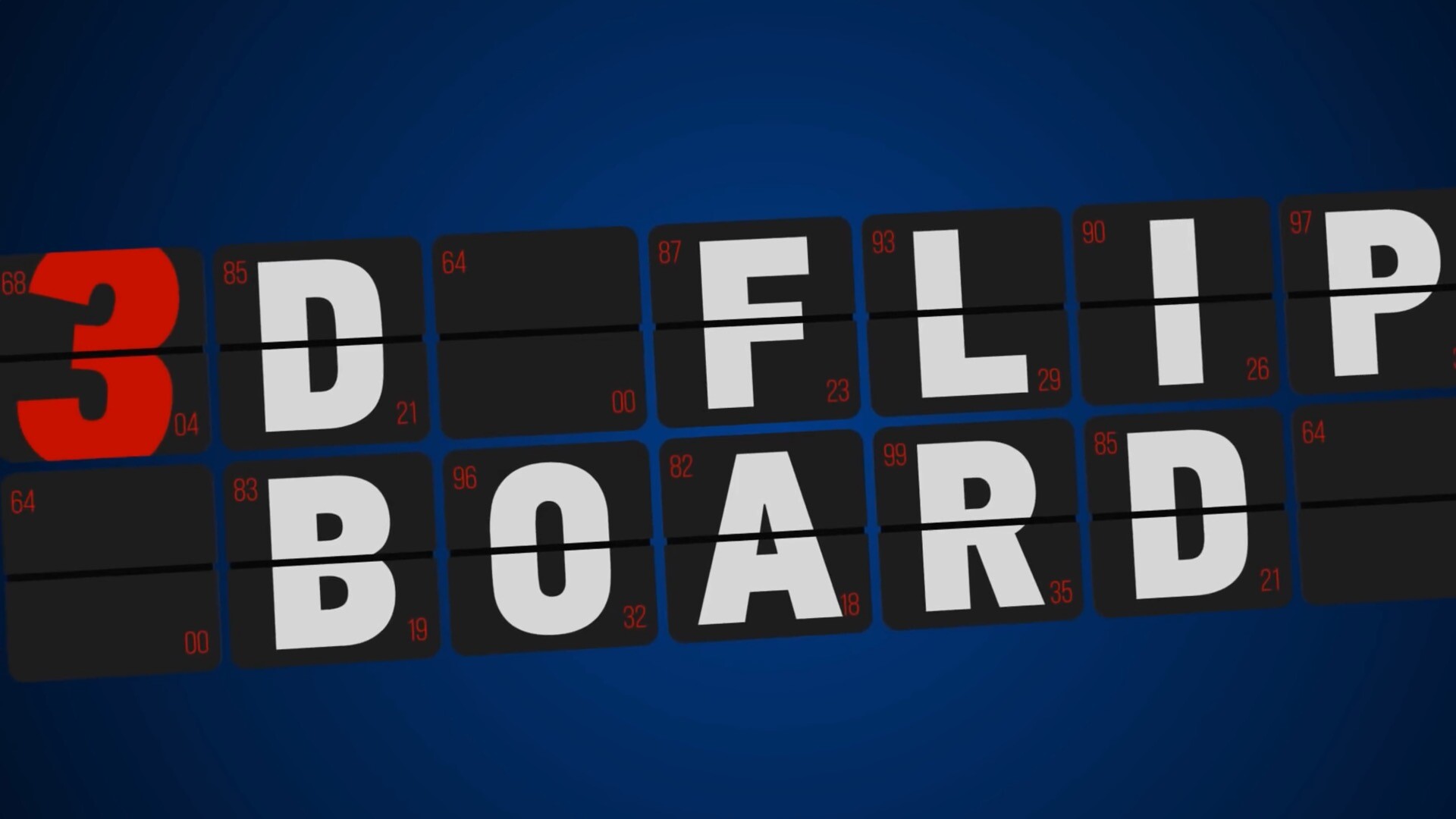 3D Flip Board for Mac(3D翻转板插件)附AE模板