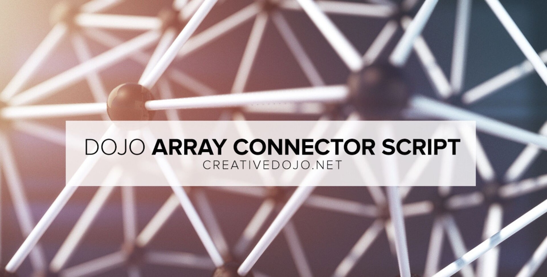AE插件CreativeDojo Dojo Array Connector(AE可视网格阵列插件)