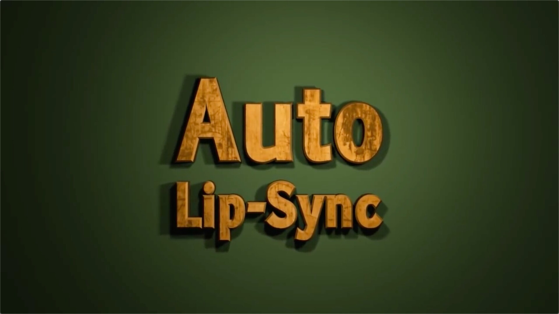 Auto Lip Sync for Mac(AE口型添加同步插件)