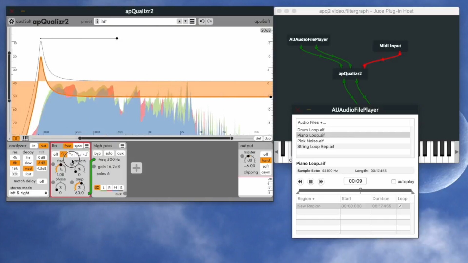 apulSoft apQualizr2 for Mac(多频段均衡器音频插件)