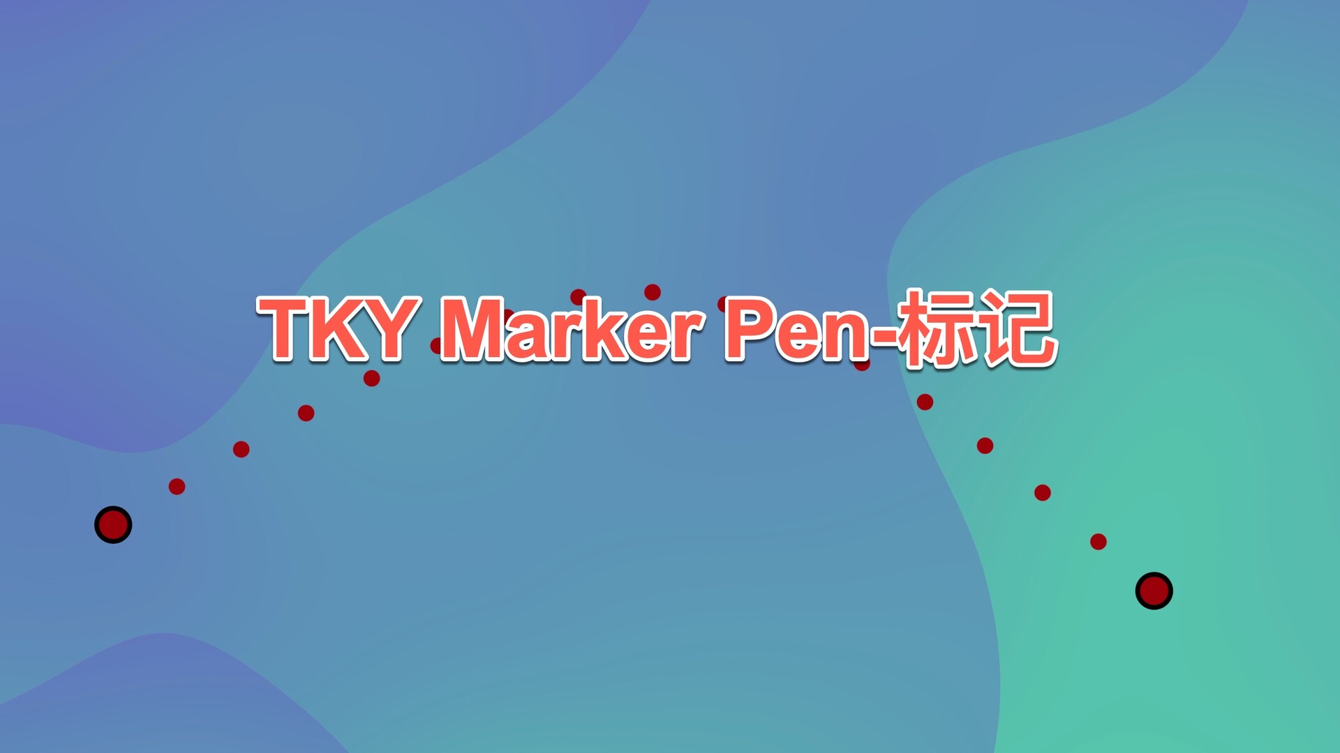 FCPX插件:TKY Marker Pen(符号标记)