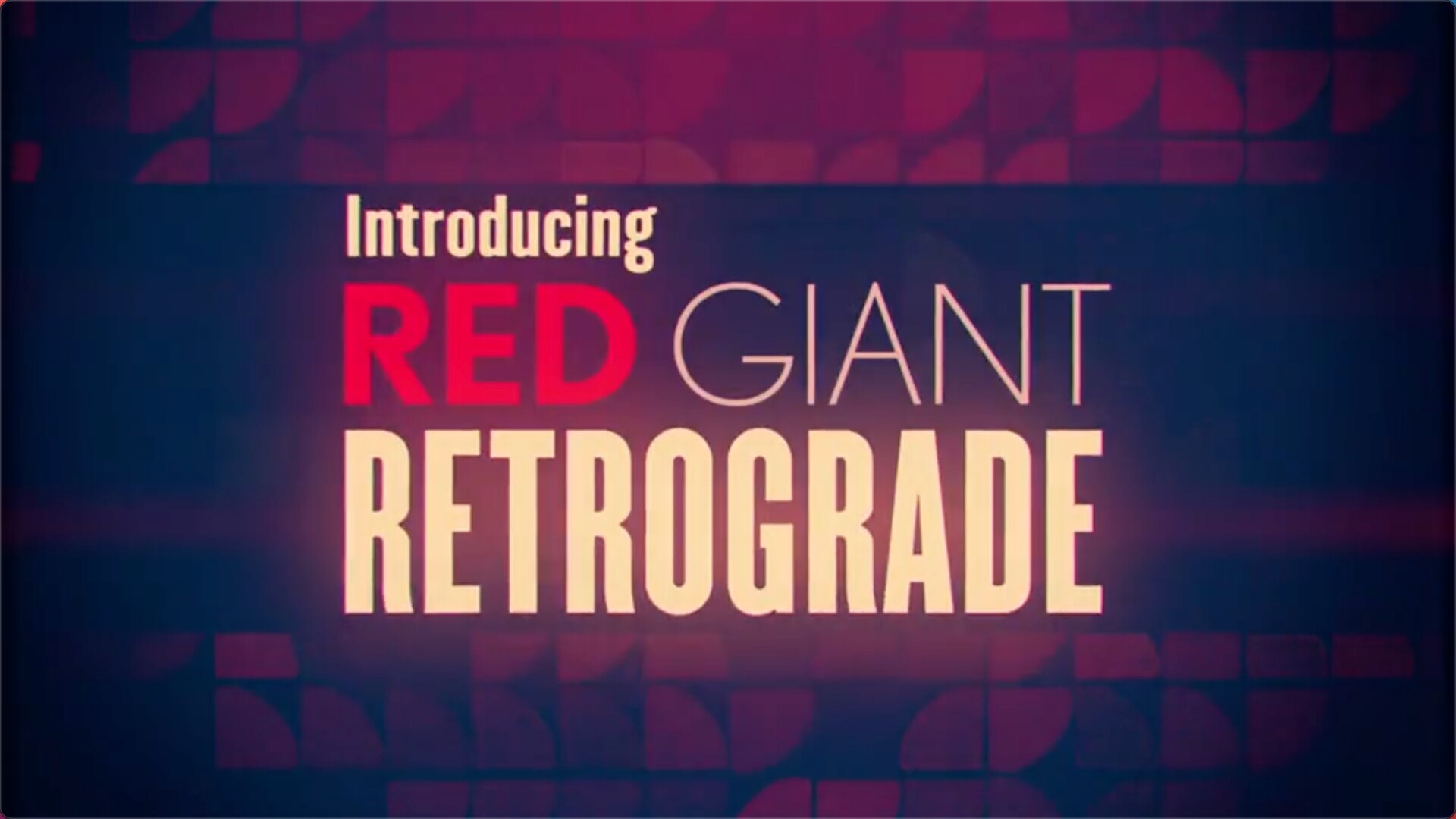 fcpx插件：Red Giant Retrograde(老电影效果模拟)