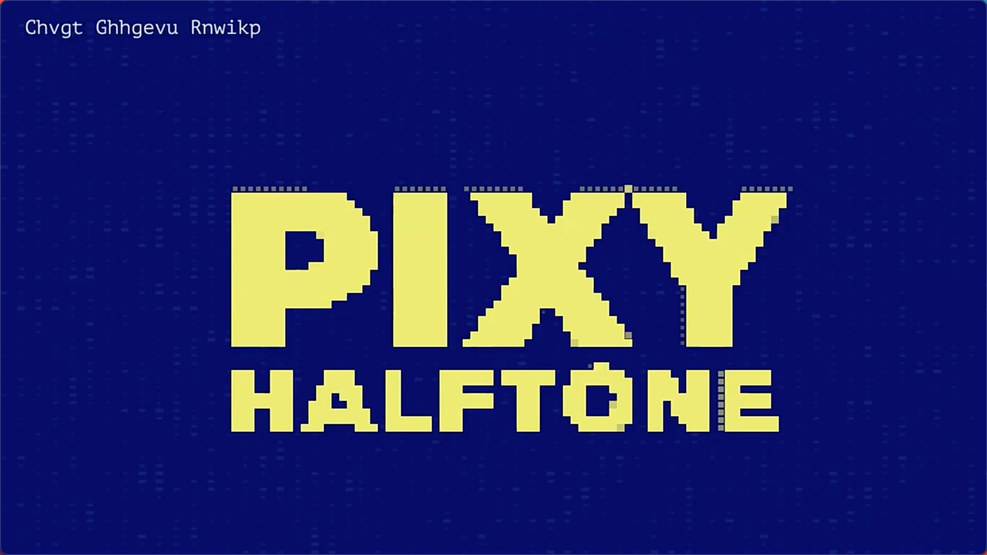 AE插件：Pixy Halftone (创意复古像素图形半色调填充视觉效果)