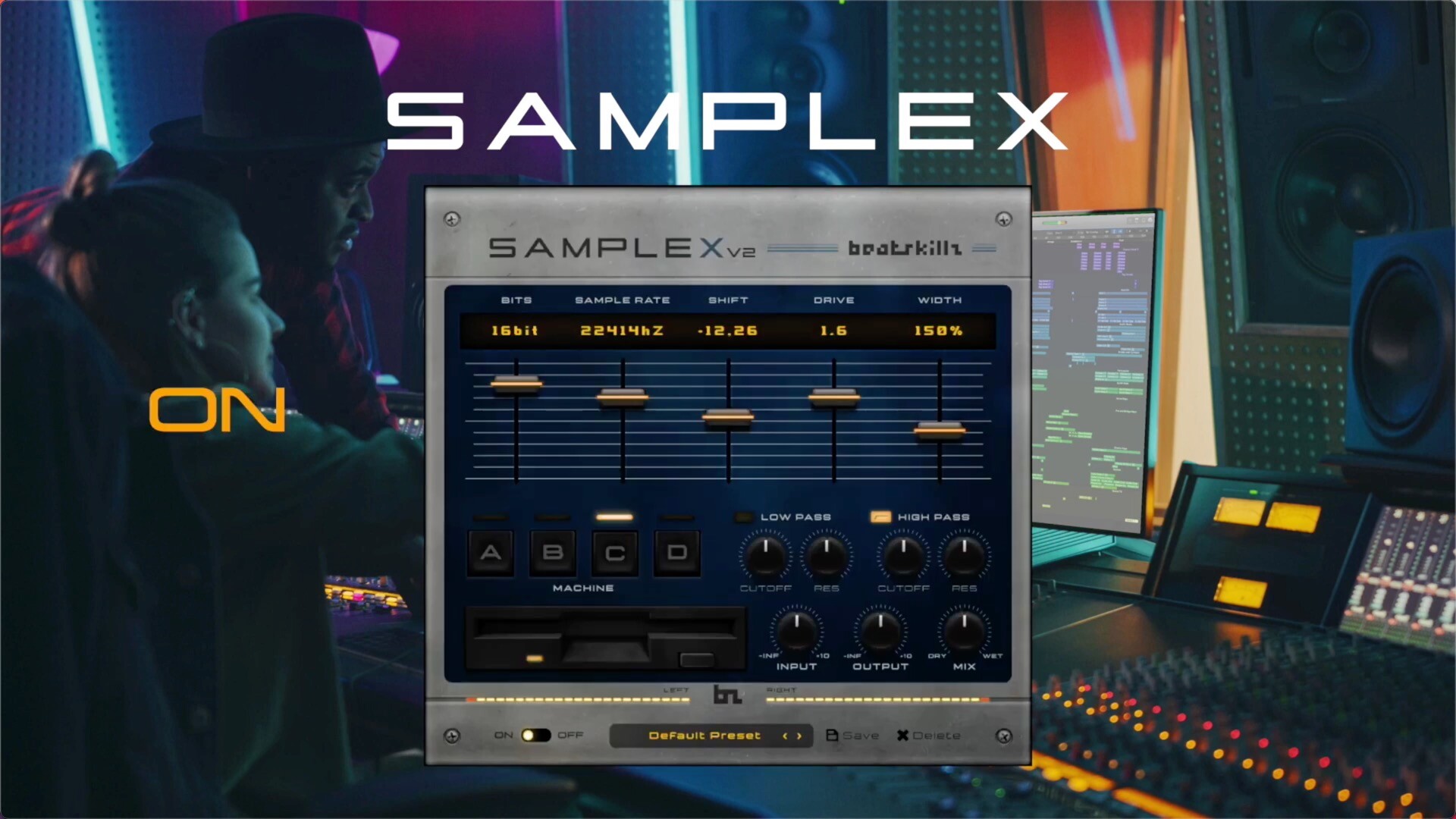 Beat Skillz SampleX V2 for Mac(经典采样器仿真插件) 