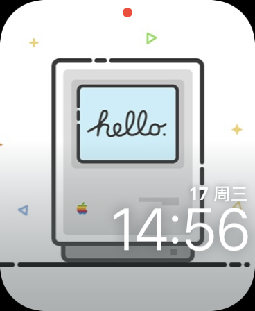 简约图标(Macintosh Icon)表盘