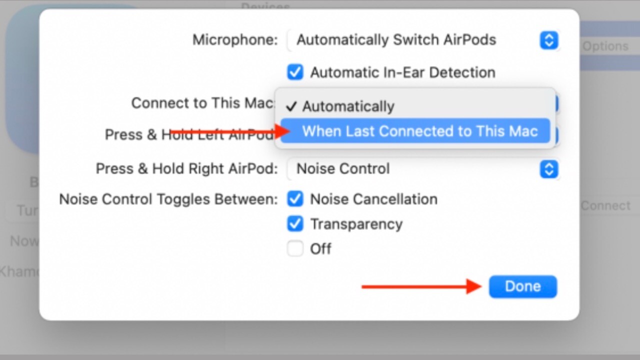 如何阻止AirPods自动连接到Mac？