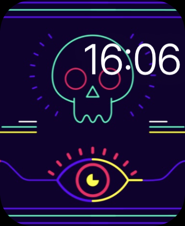 霓虹灯(Neon Skull)表盘