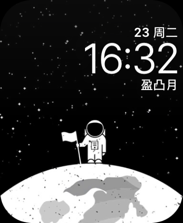 嗨，月亮！(Hi Moon!)表盘