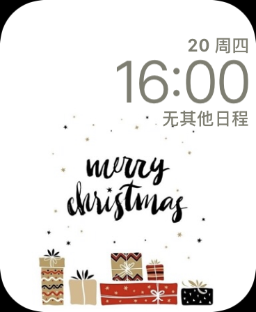 优雅的圣诞节(Elegant Christmas)表盘