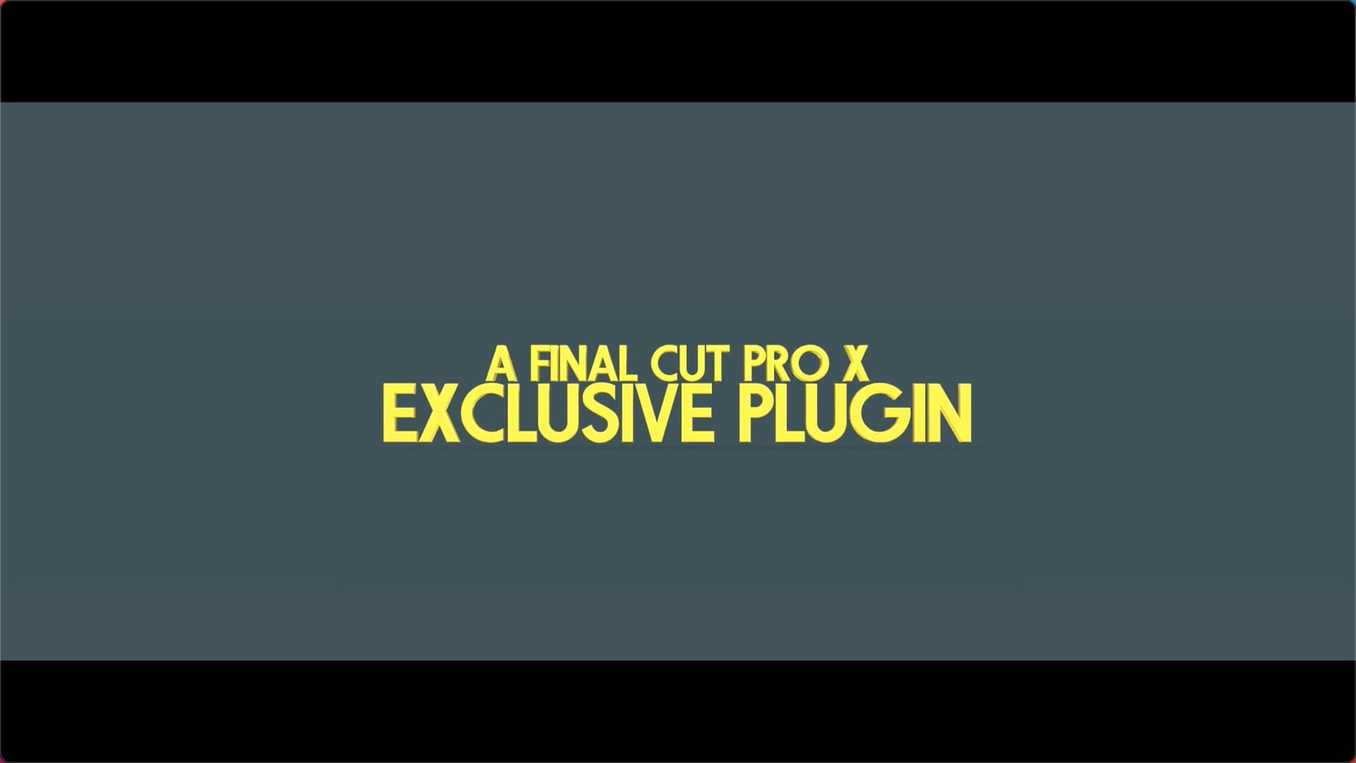 FCPX插件：60个电影预告宣传片3D文字大标题片头ProTrailer PrimeTime