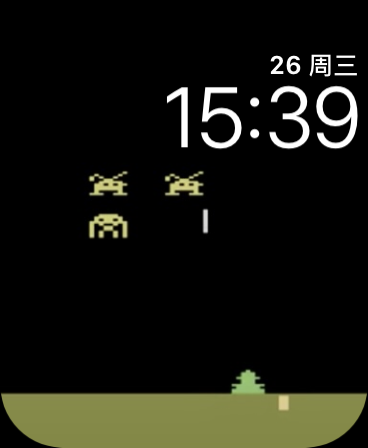 太空侵略者(Space Invaders)表盘