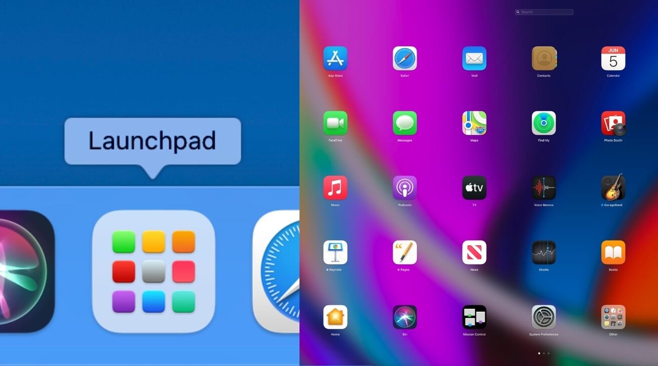  macOS 上的 Launchpad 如何设置和使用