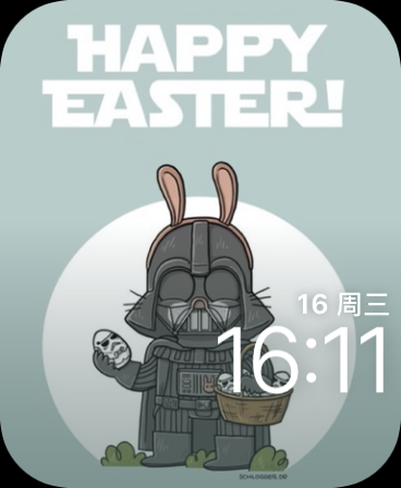 星球大战复活节快乐(Star Wars Happy Easter)表盘