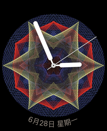 时间扭曲万花筒(Time Warp Kaleidoscope)表盘