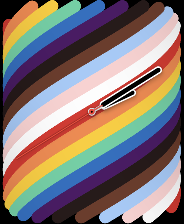 彩虹编织(Rainbow weaving)表盘
