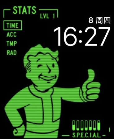 辐射哔哔小子(Fallout Pip-Boy)表盘
