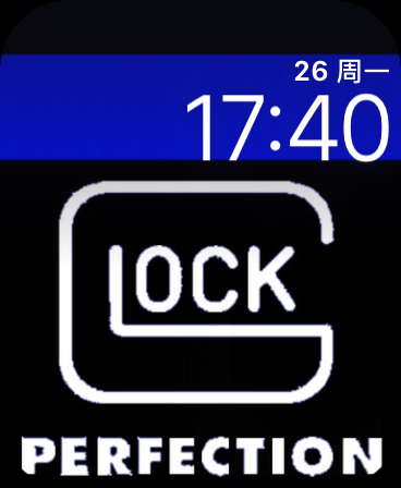  带细蓝线的 G 锁(G Lock with a Thin Blue Line)表盘