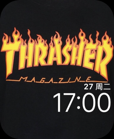 Thrasher表盘