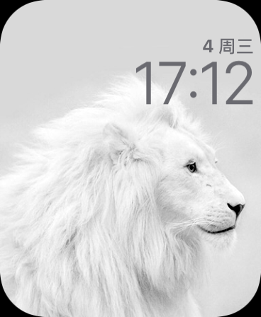 白狮(Whte Lion)表盘