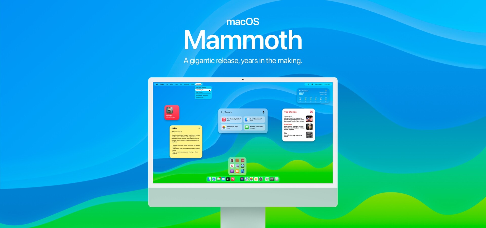 macOS 13 Mammoth 概念已出，重新定义 Mac 体验 