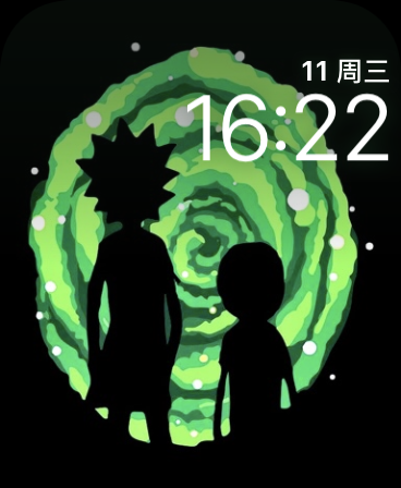 瑞克和莫蒂剪影(Rick and Morty Silhouettes)表盘