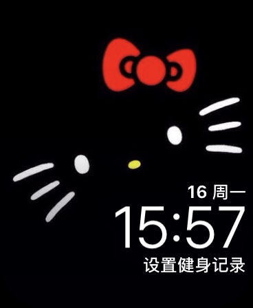 黑色的Hello Kitty(Hello Kitty Black)表盘