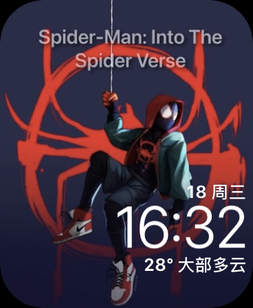 蜘蛛侠：平行宇宙(Spider-Man: Into the Spider-Verse)表盘