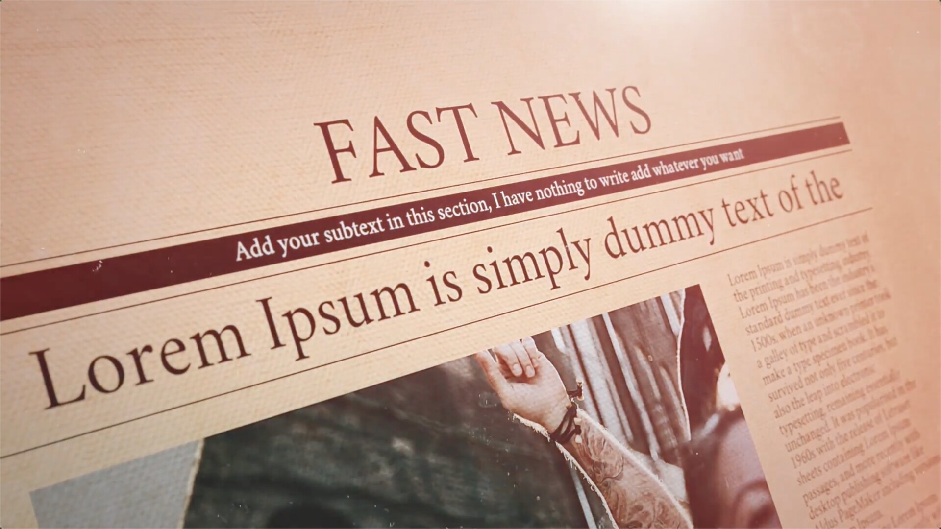 FCPX模板：新闻宣传介绍片头 Fast News Promo