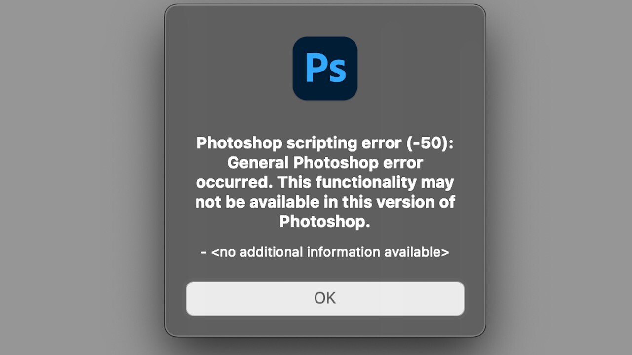 ps提示“脚本错误-50出现一般Photoshop错误的解决方法