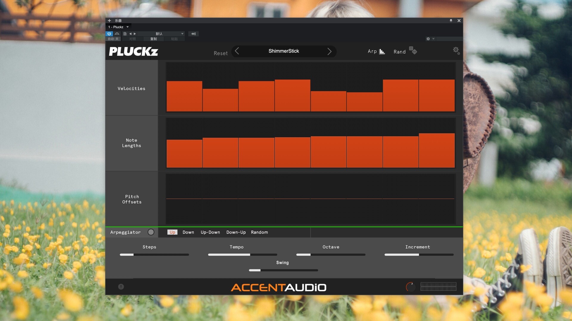 Channel Robot Accent Audio PLUCKz for Mac( Pluck声音虚拟乐器) 