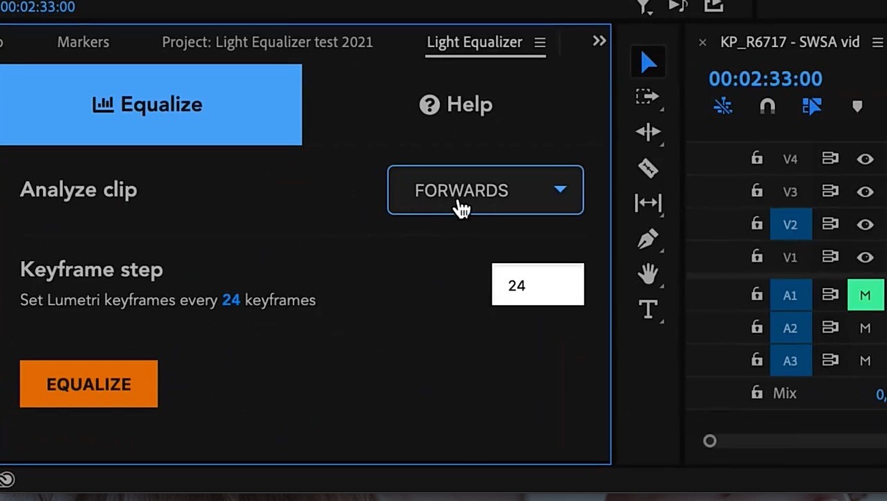 Pr插件：光均衡器插件LightEqualizer for Mac 