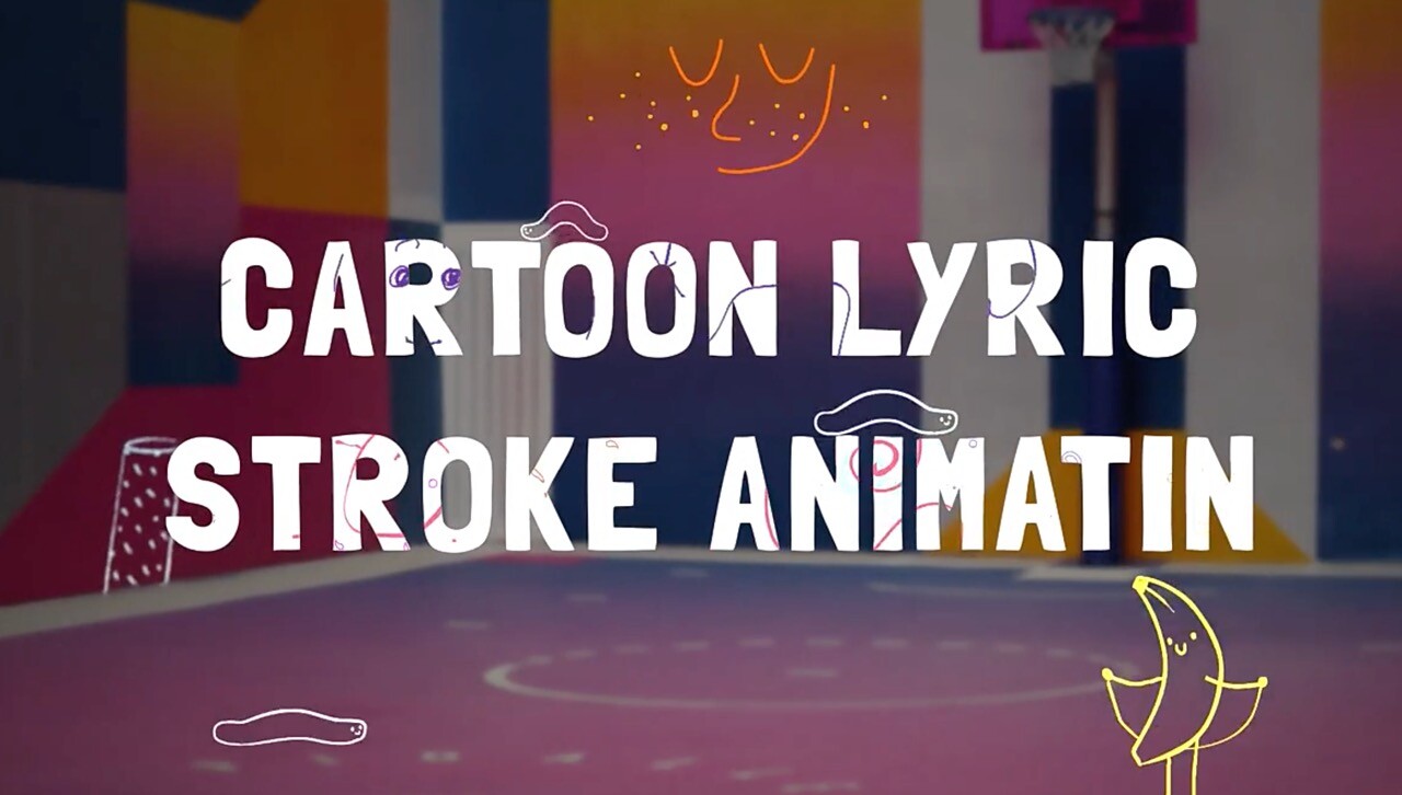 FCPX插件30个手绘卡通可爱线条图形贴纸动画 Cartoon Lyric Stroke Animations