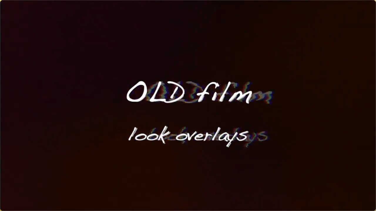 FCPX插件-8组复古老电影录像带视觉效果 Old Film Look Overlays