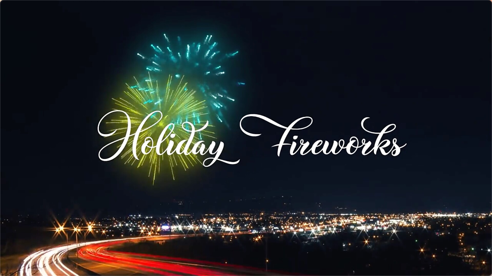 fcpx节日烟花特效插件Holiday Fireworks Pack