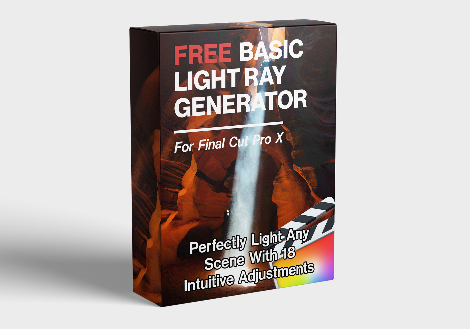 Fcpx插件：基本光线照射效果发生器Basic Light Ray