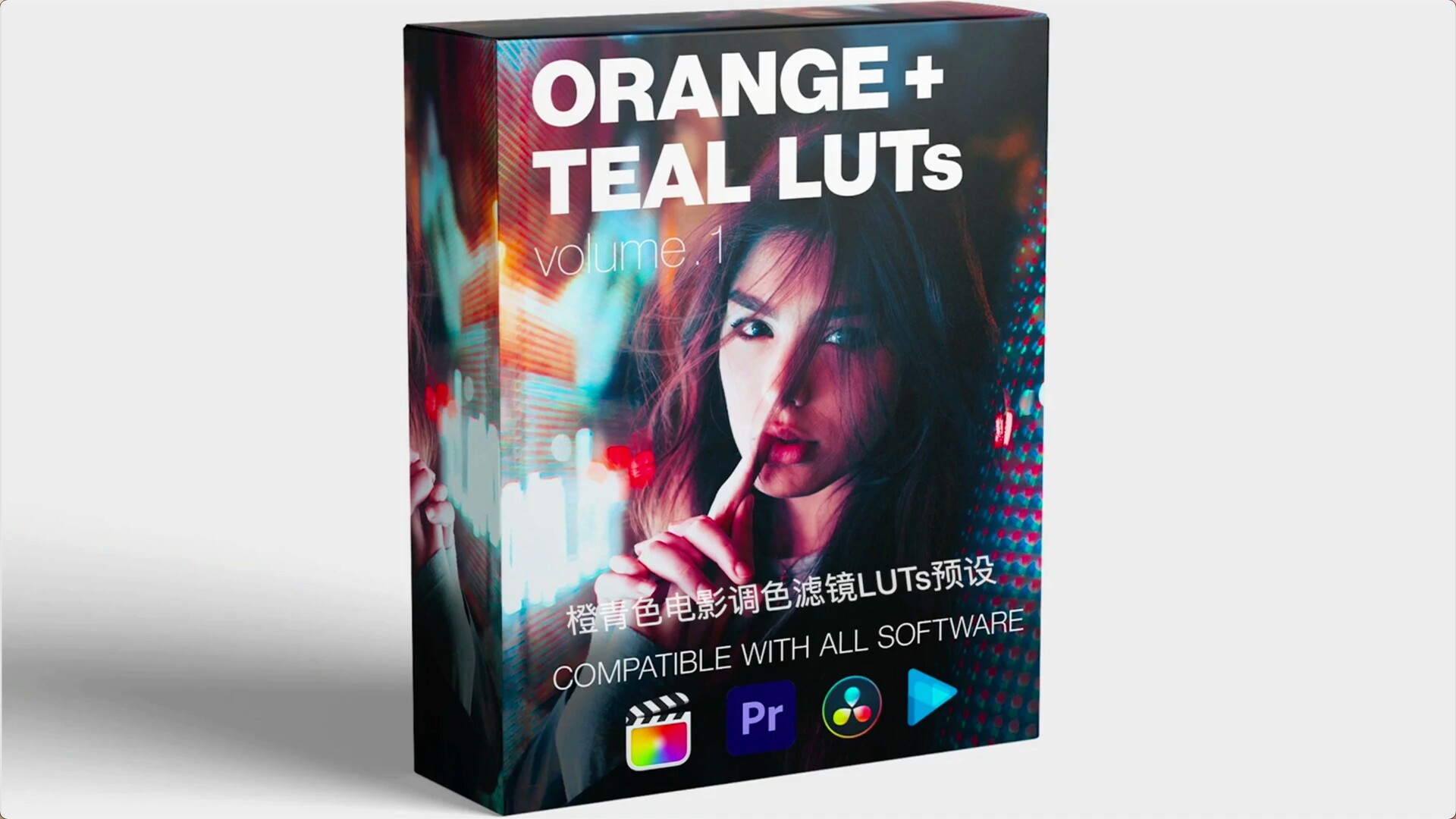 橙青色电影调色滤镜LUTs预设 Orange and Teal Vol.1