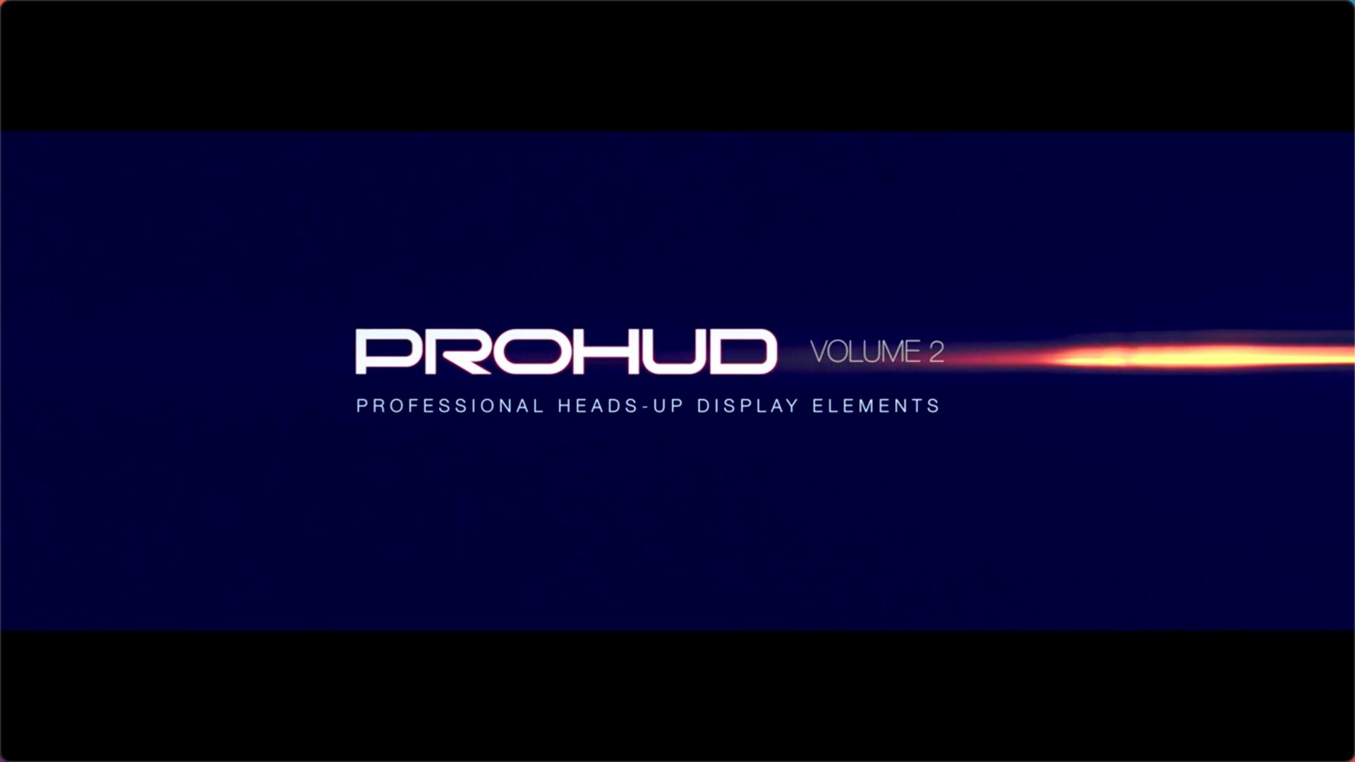 FCPX插件:Prohud Volume(74组高科技HUD触控界面元素)