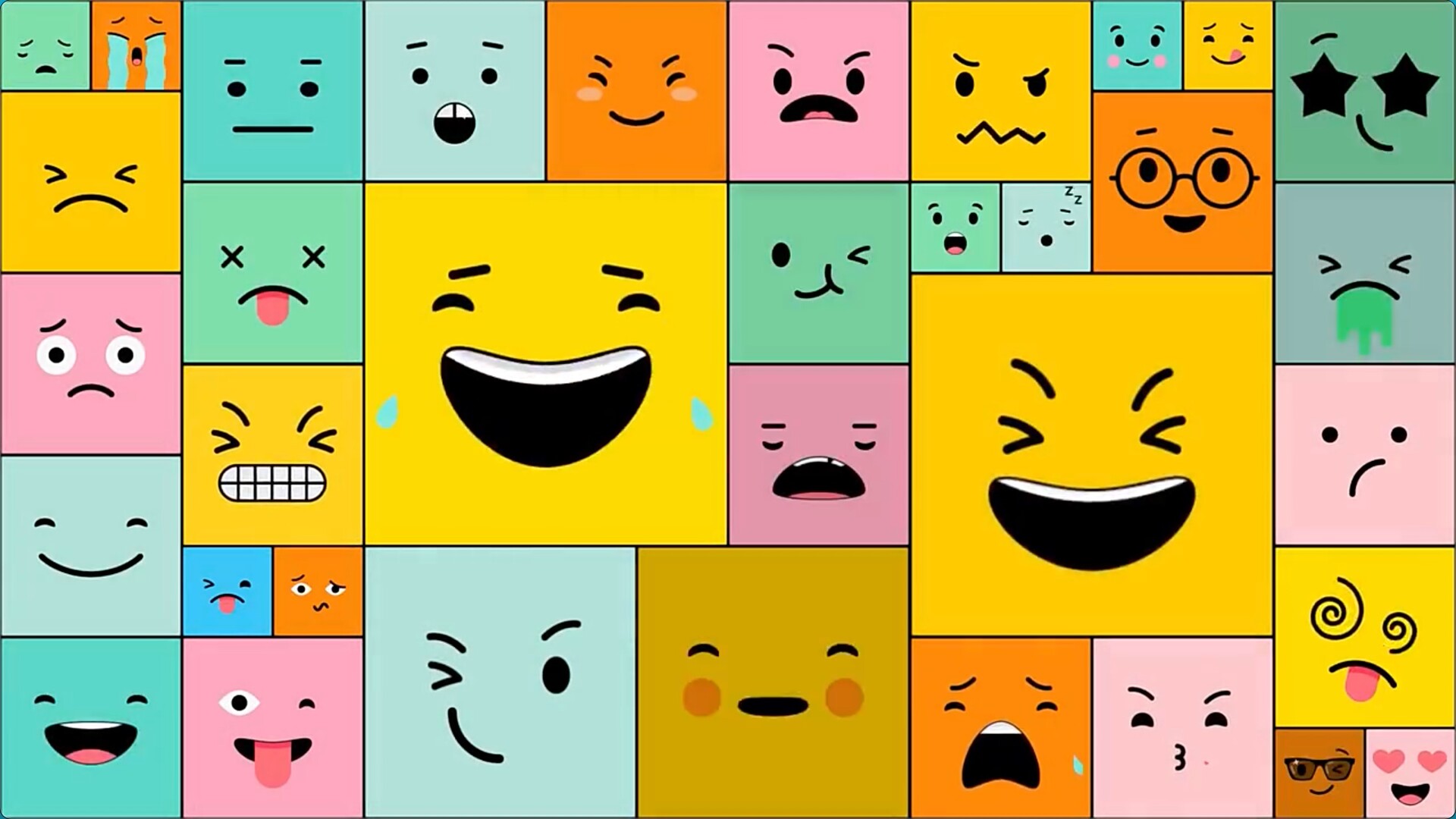 AE模板-有趣可爱卡通emoji表情动画包 Funny Emoji 