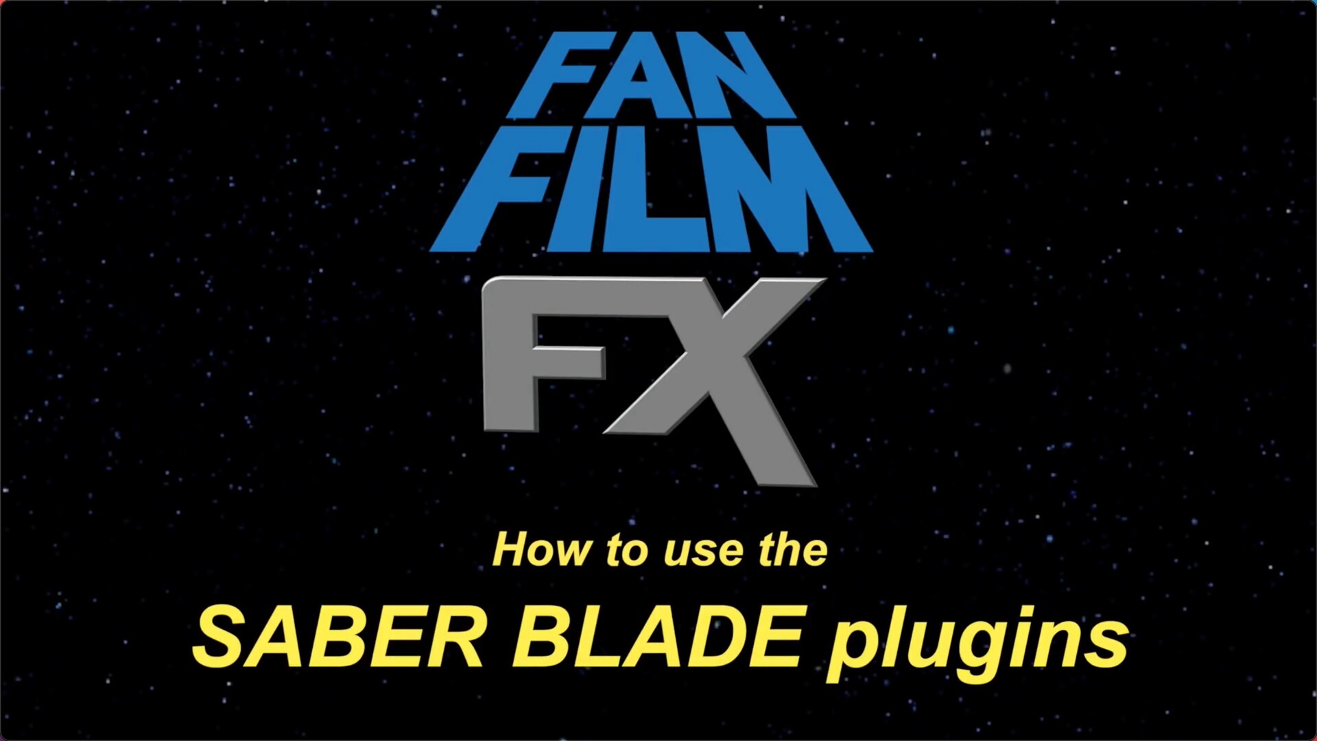 fcpx插件：光剑生成器FanFilmFX Saber Blade